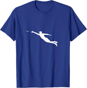 Ultimate Frisbee Friends Adult X-Small Black Graphic T-Shirt - T-Shirt | Royal