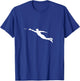 Ultimate Frisbee Friends Adult X-Small Black Graphic T-Shirt - T-Shirt | Royal