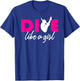 Dive like a girl High Diving Girls Pink Diver Gift T-Shirt - T-Shirt | Royal