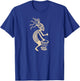 Kokopelli with Drum God Symbol of Joy and Fertility T-Shirt - T-Shirt | Royal