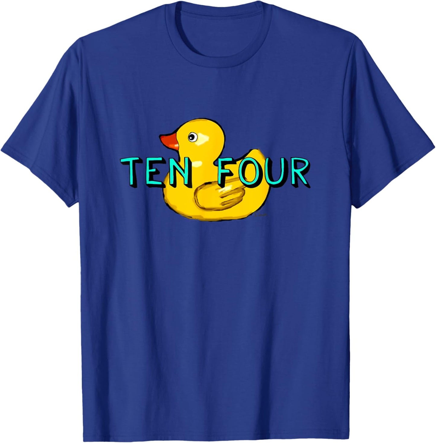 Big Ten Four Rubber Duck Convoy Trucker T-Shirt - T-Shirt | Royal