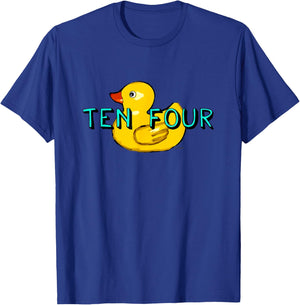 Big Ten Four Rubber Duck Convoy Trucker T-Shirt - T-Shirt | Royal