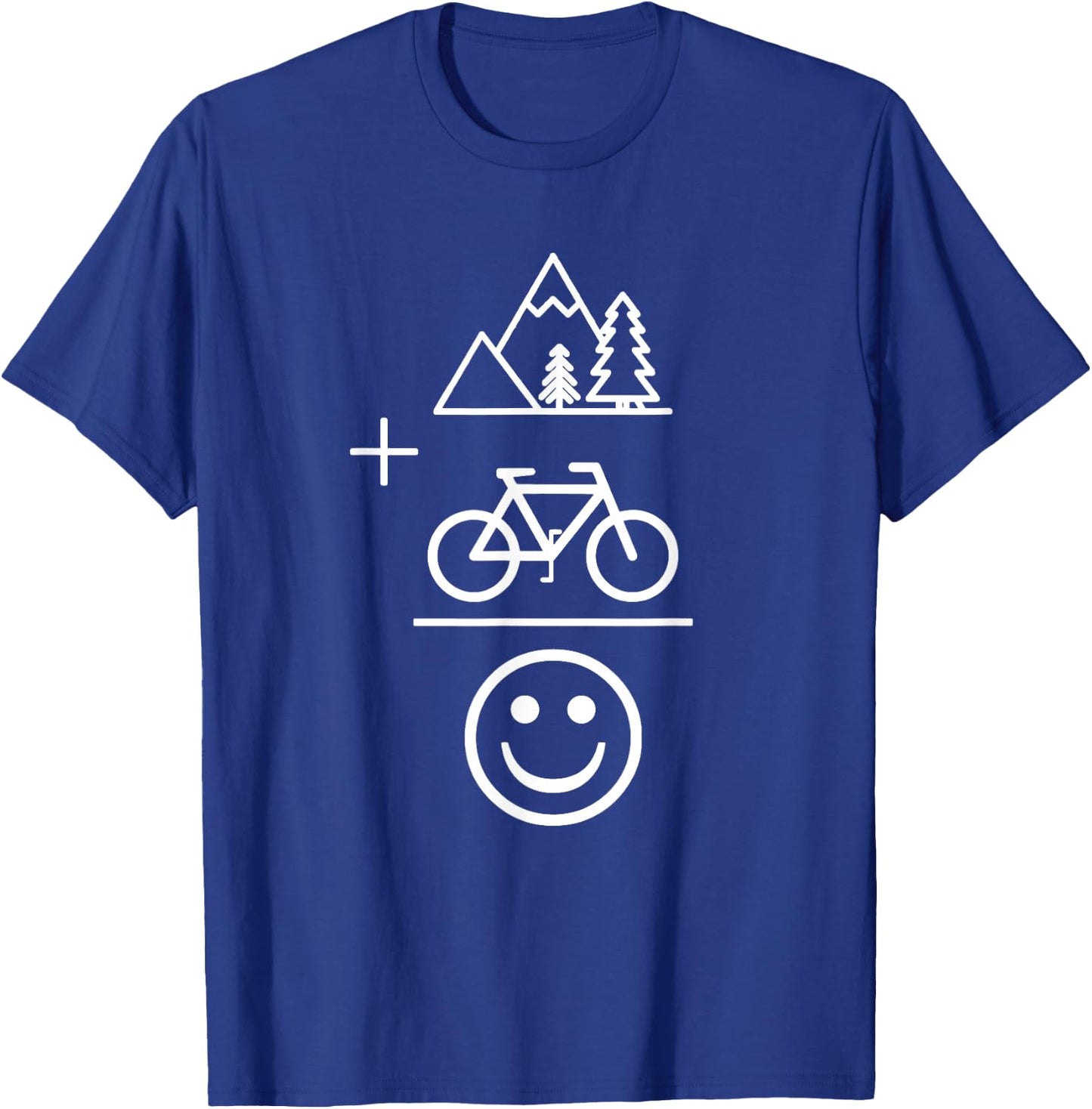 Mountain Bike Shirt MTB Biking Apparel Gift T-Shirt - T-Shirt | Royal