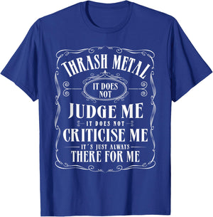 Thrash Metal Band Concert Festival Outfit Thrash Metal T-Shirt - T-Shirt | Royal
