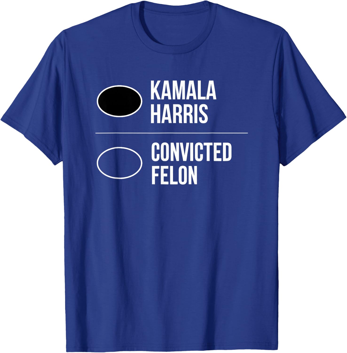 Kamala Harris 2024 Vote Blue No Matter Who Save Democracy T-Shirt - T-Shirt | Royal