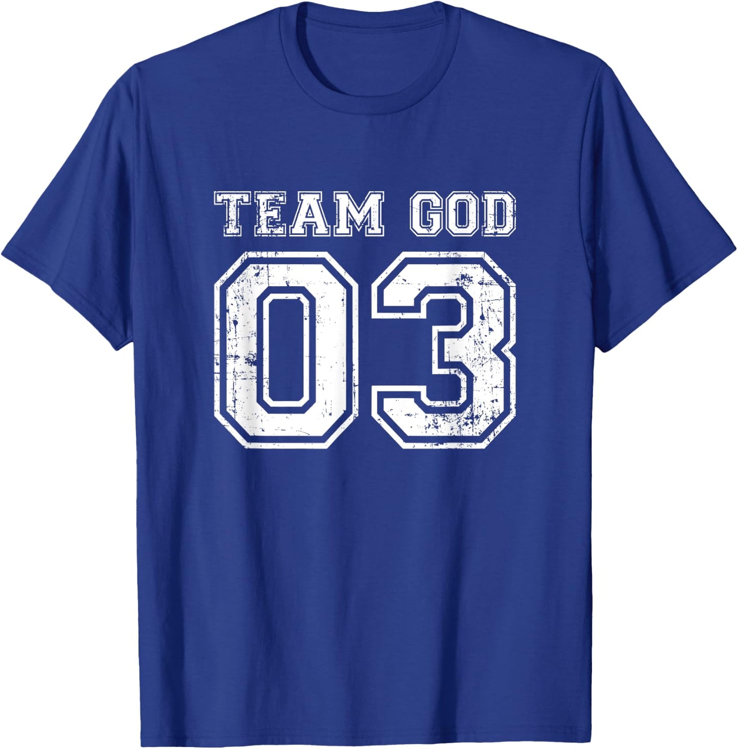 Team God 03 Christian FaithT Shirt T-Shirt - T-Shirt | Royal