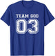 Team God 03 Christian FaithT Shirt T-Shirt - T-Shirt | Royal