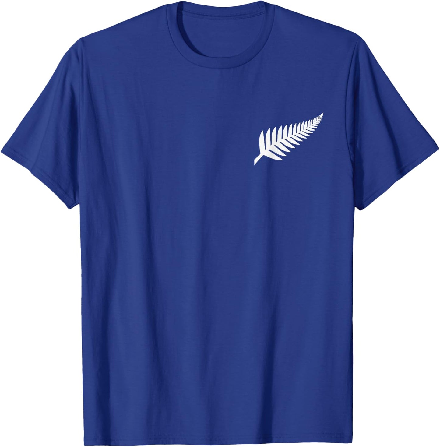 New Zealand Fern Icon NZ Black Proud Kiwi Gift T-Shirt - T-Shirt | Royal