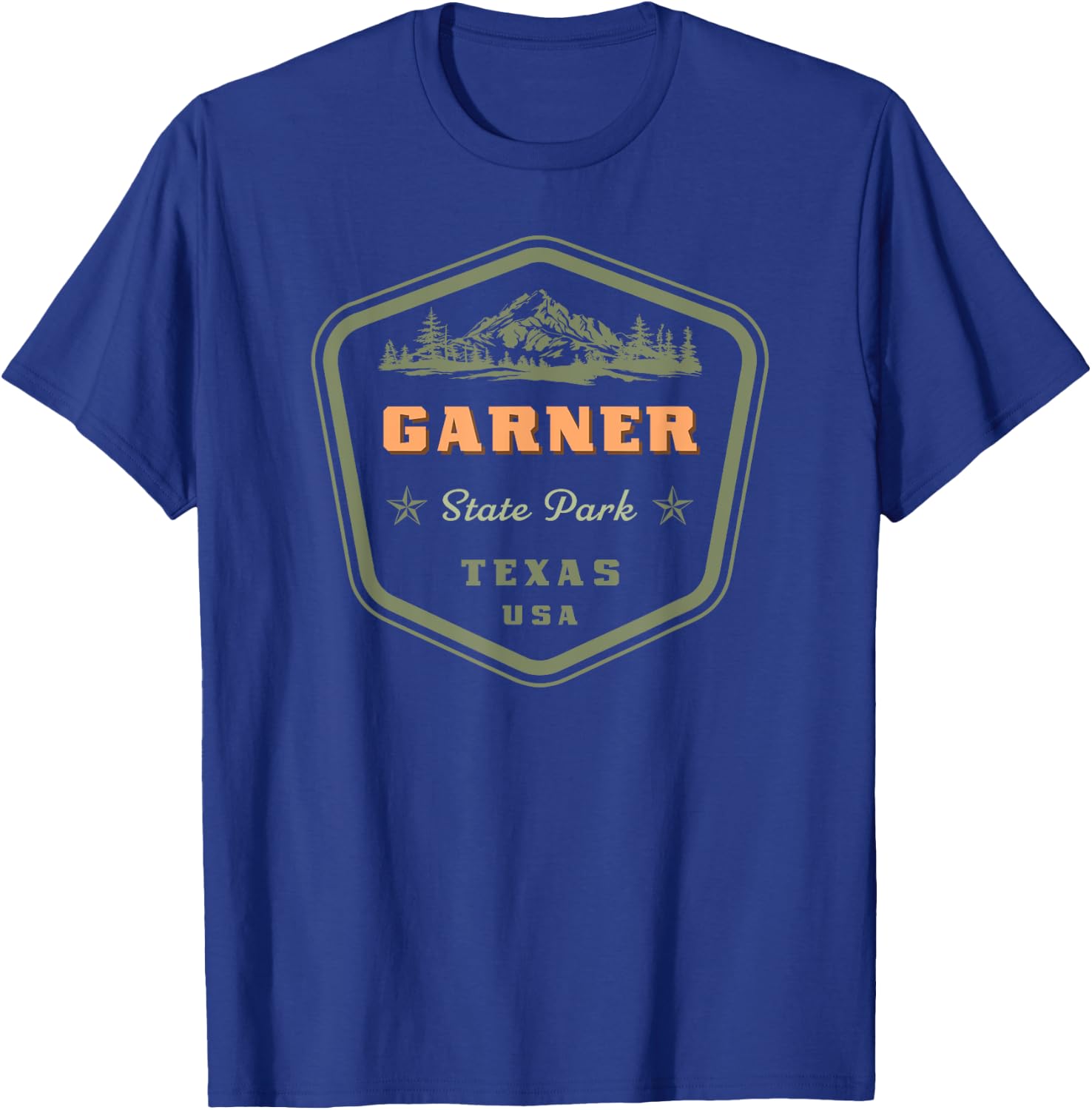 Garner State Park Texas Retro Vintage T-Shirt - T-Shirt | Royal