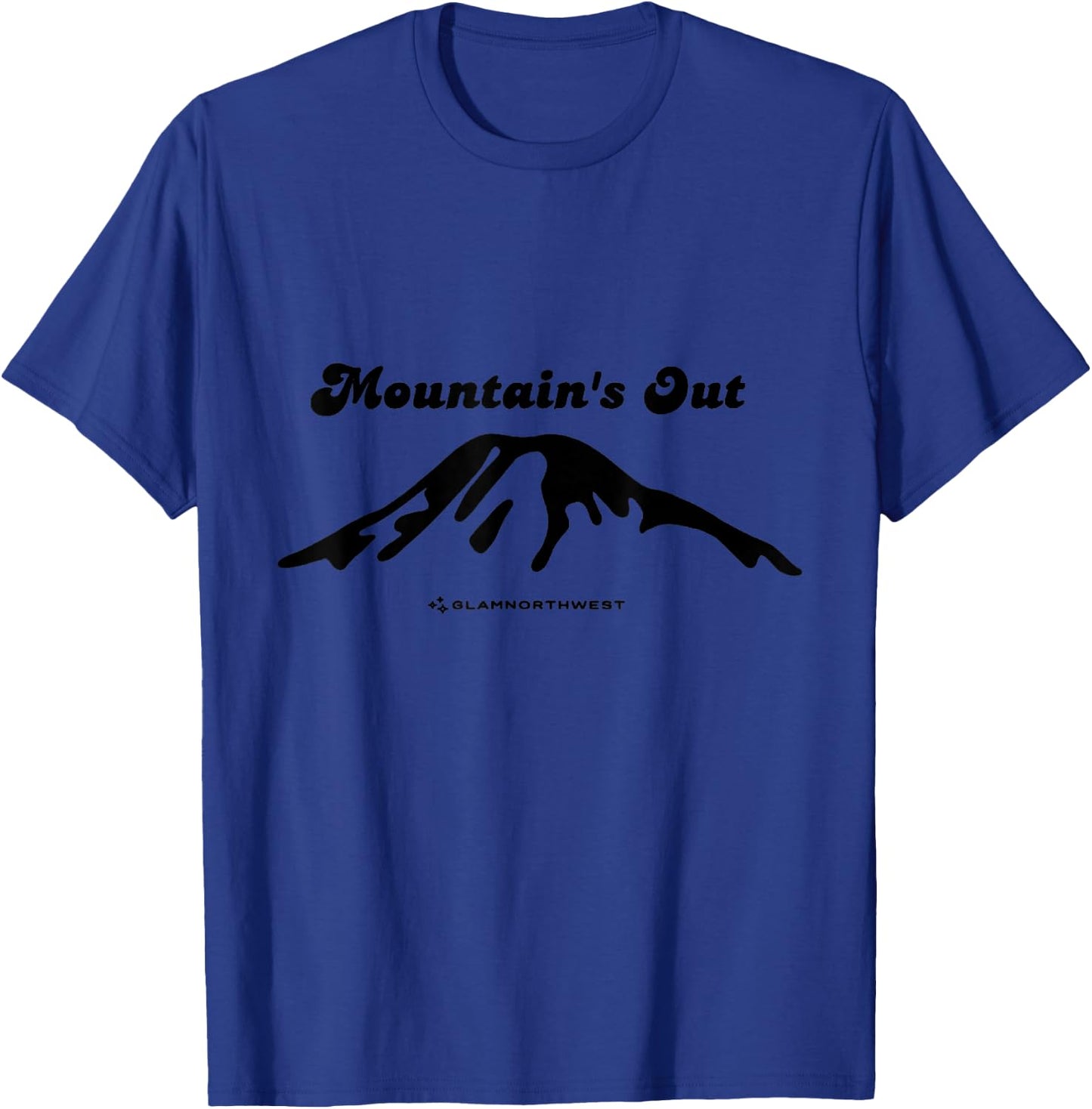 Mountain's Out T-Shirt - T-Shirt | Royal