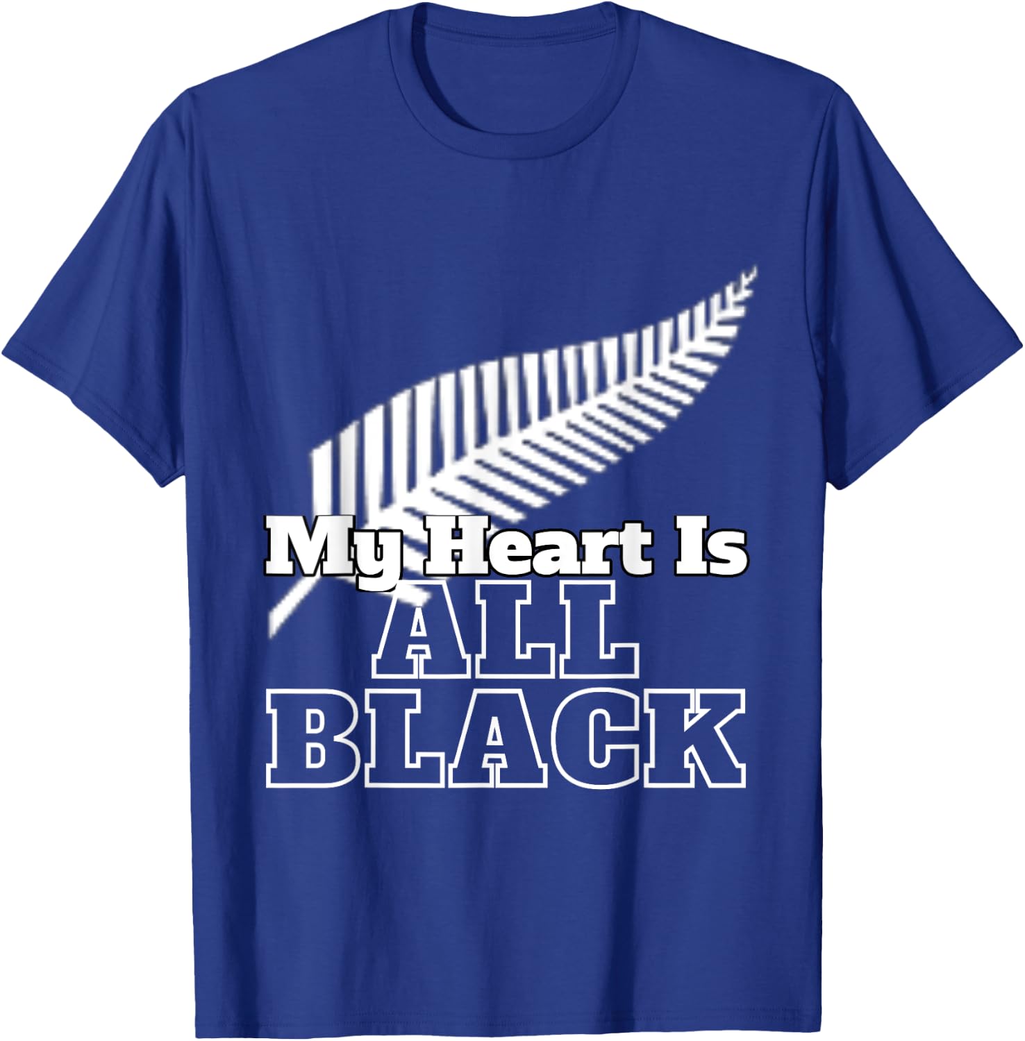 My Heart Is All Black. T-Shirt - T-Shirt | Royal