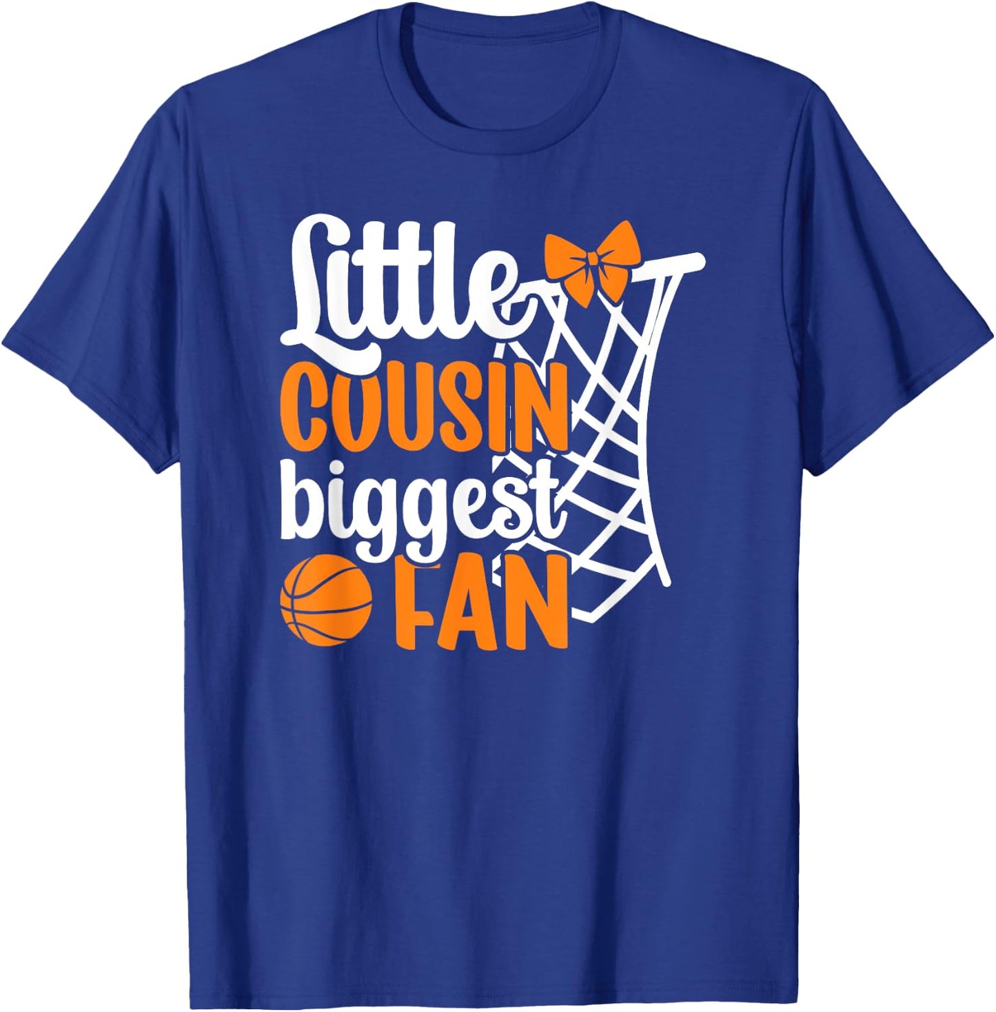 Little Cousin Basketball Cousin Basketball Player Cousin T-Shirt - T-Shirt | Royal