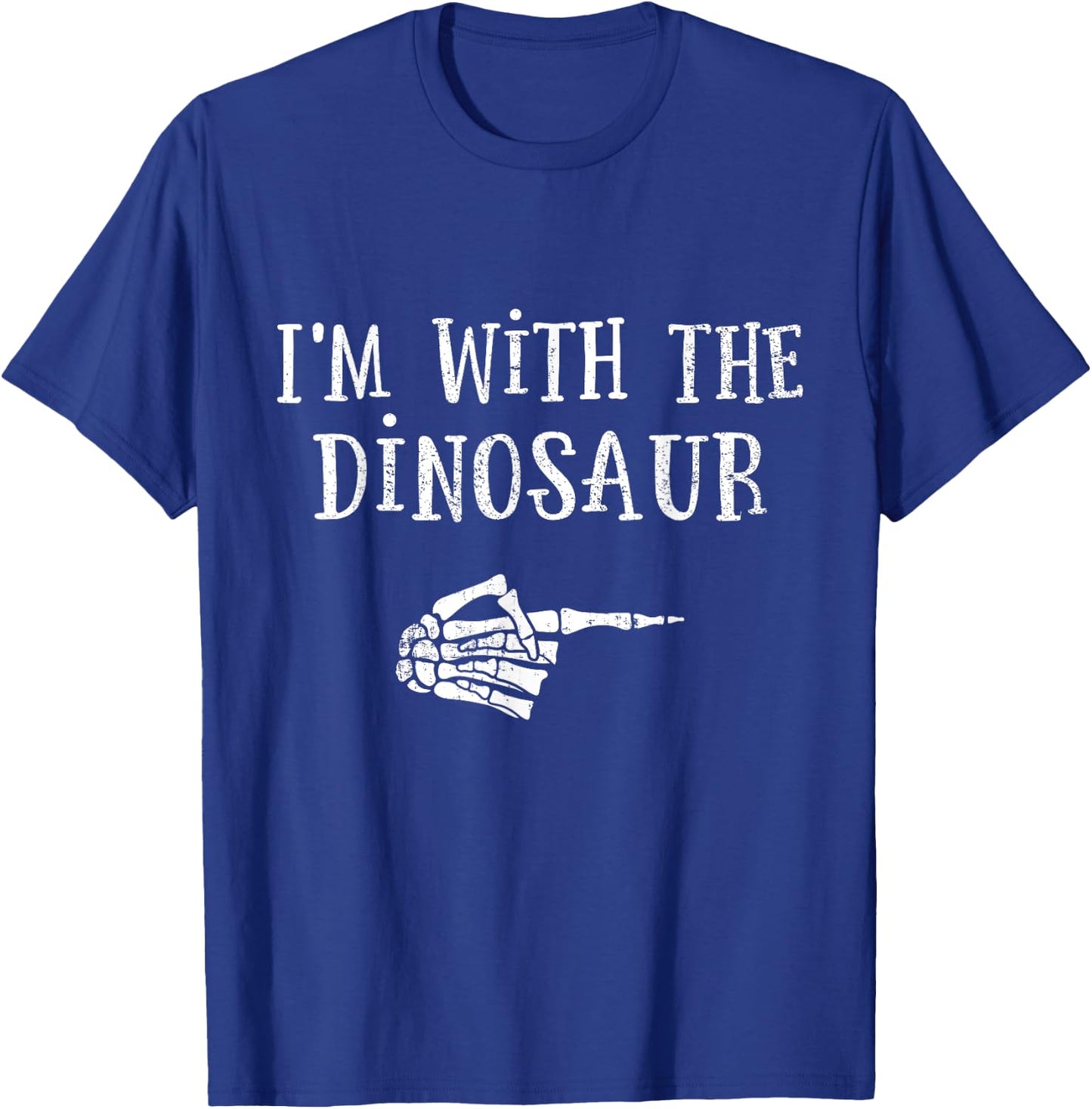 Im with dinosaur matching partner couple costume halloween T-Shirt - T-Shirt | Royal