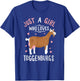 Just A Girl Who Loves Toggenburgs Funny Goat Farmer Wife T-Shirt - T-Shirt | Royal
