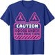 Funny Pink Caution Boobs Under Construction Cancer T-Shirt - T-Shirt | Royal