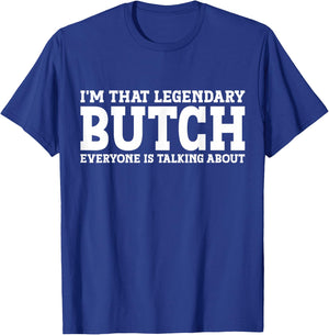 Butch Gifts Butch Personal Name First Name Funny Butch T-Shirt - T-Shirt | Royal