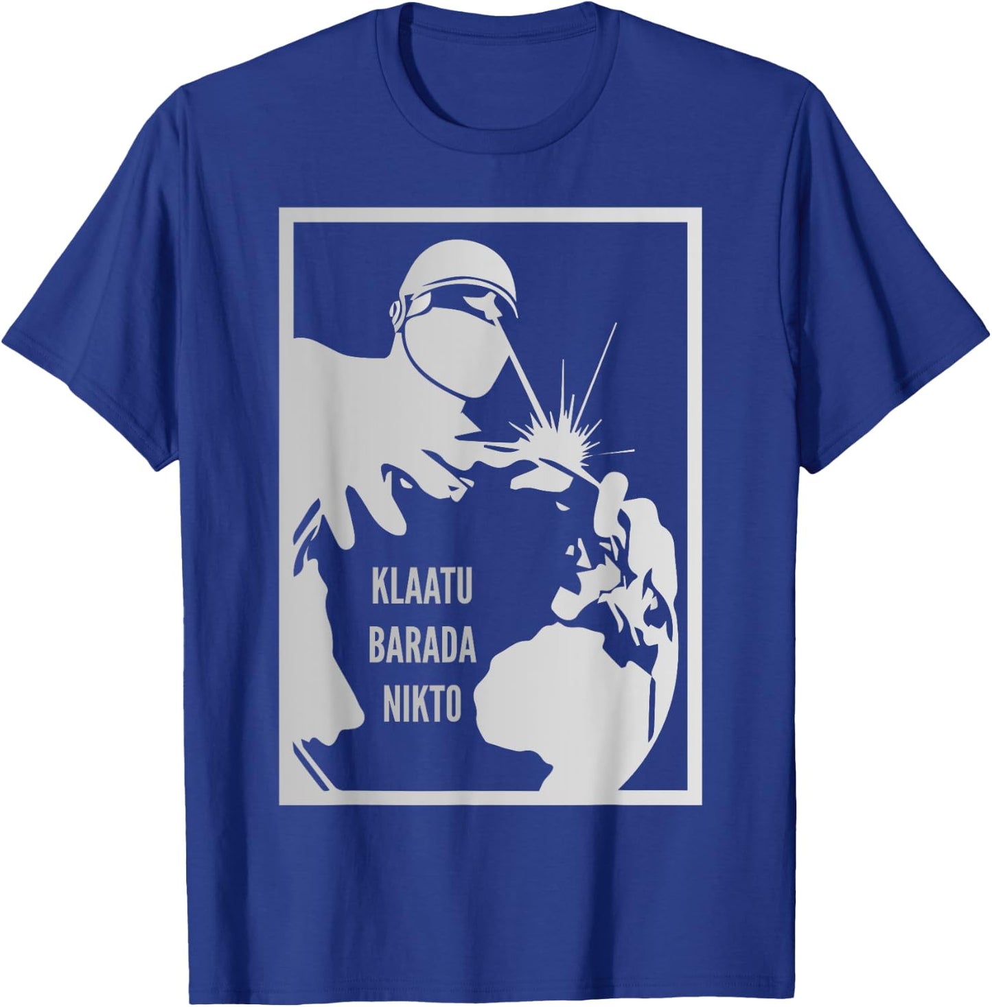 Klaatu Barada Nikto Gort Robot SiFi T-Shirt - T-Shirt | Royal