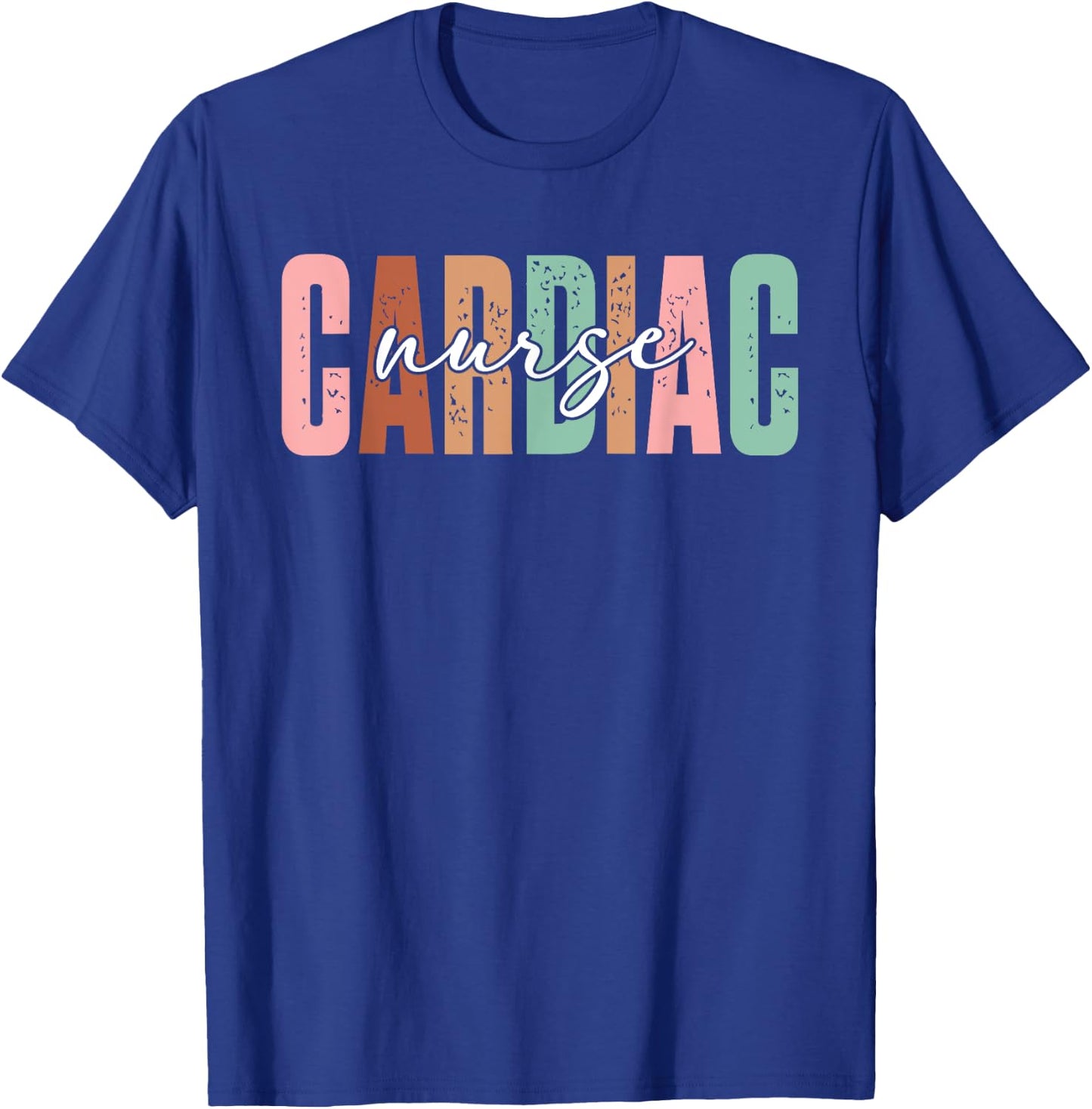 Cardiac Nurse Heart Cardiology Nursing Cardiac Nurse T-Shirt - T-Shirt | Royal