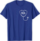 Nurse MA Stethoscope Heart Medical Assistant Pride T-Shirt - T-Shirt | Royal