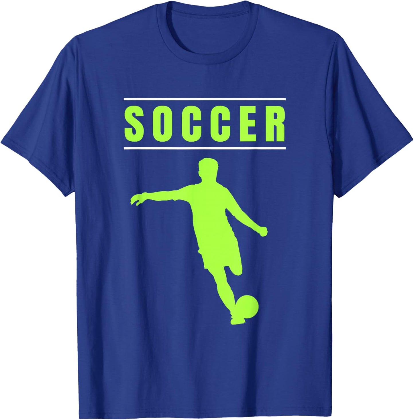 Soccer Shirt for Boys Soccer Fans Soccer Players Soccer T-Shirt - T-Shirt | Royal
