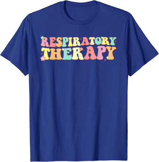 RT Respiratory Therapy therapist Groovy RT Care Student T-Shirt - T-Shirt | Royal