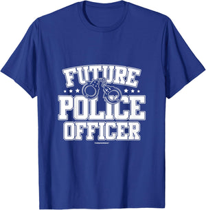 Future Police Officer T-Shirt - T-Shirt | Royal