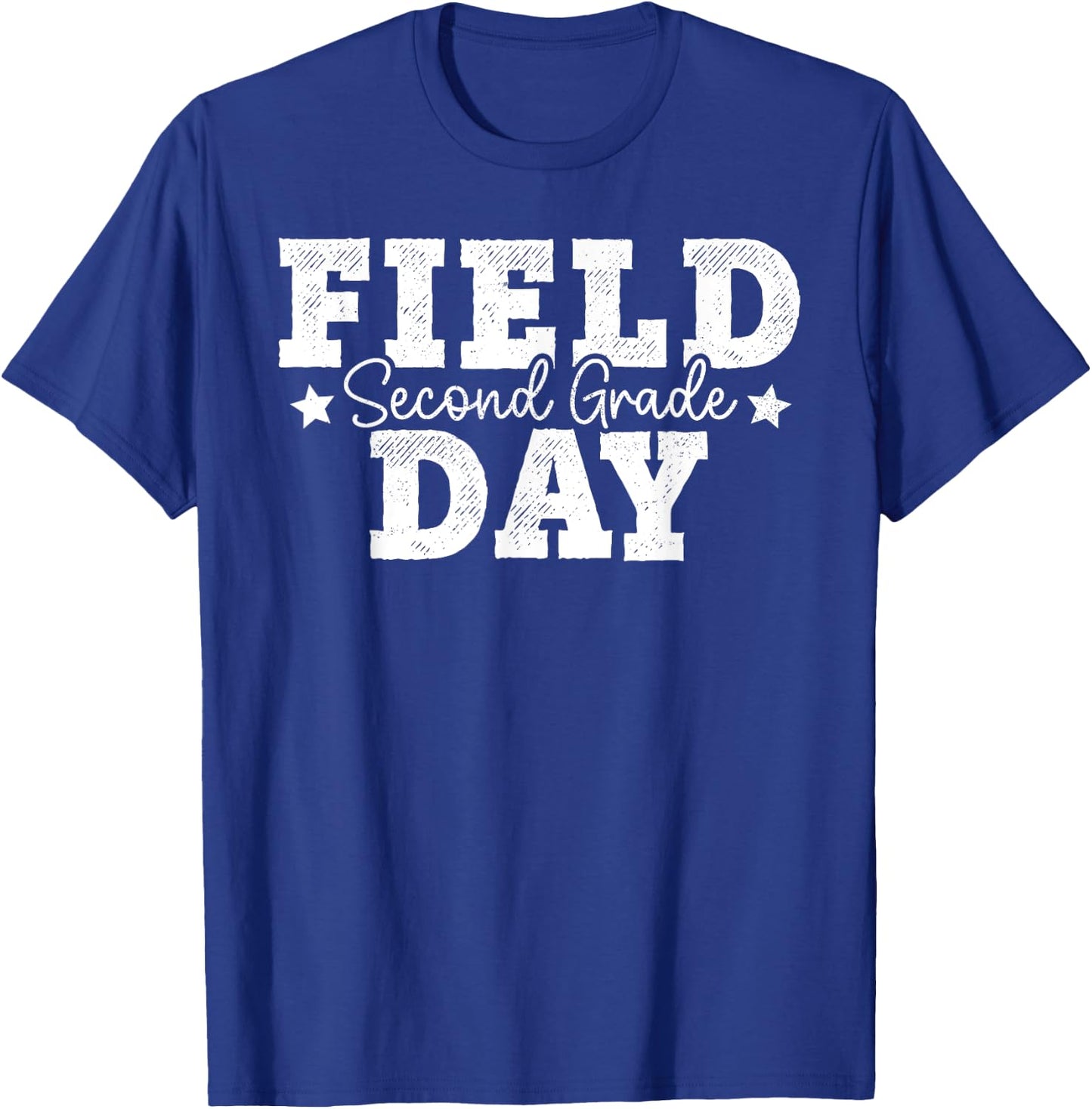 2nd Grade Field Day 2024 Second Grade School Teacher Student T-Shirt - T-Shirt | Royal