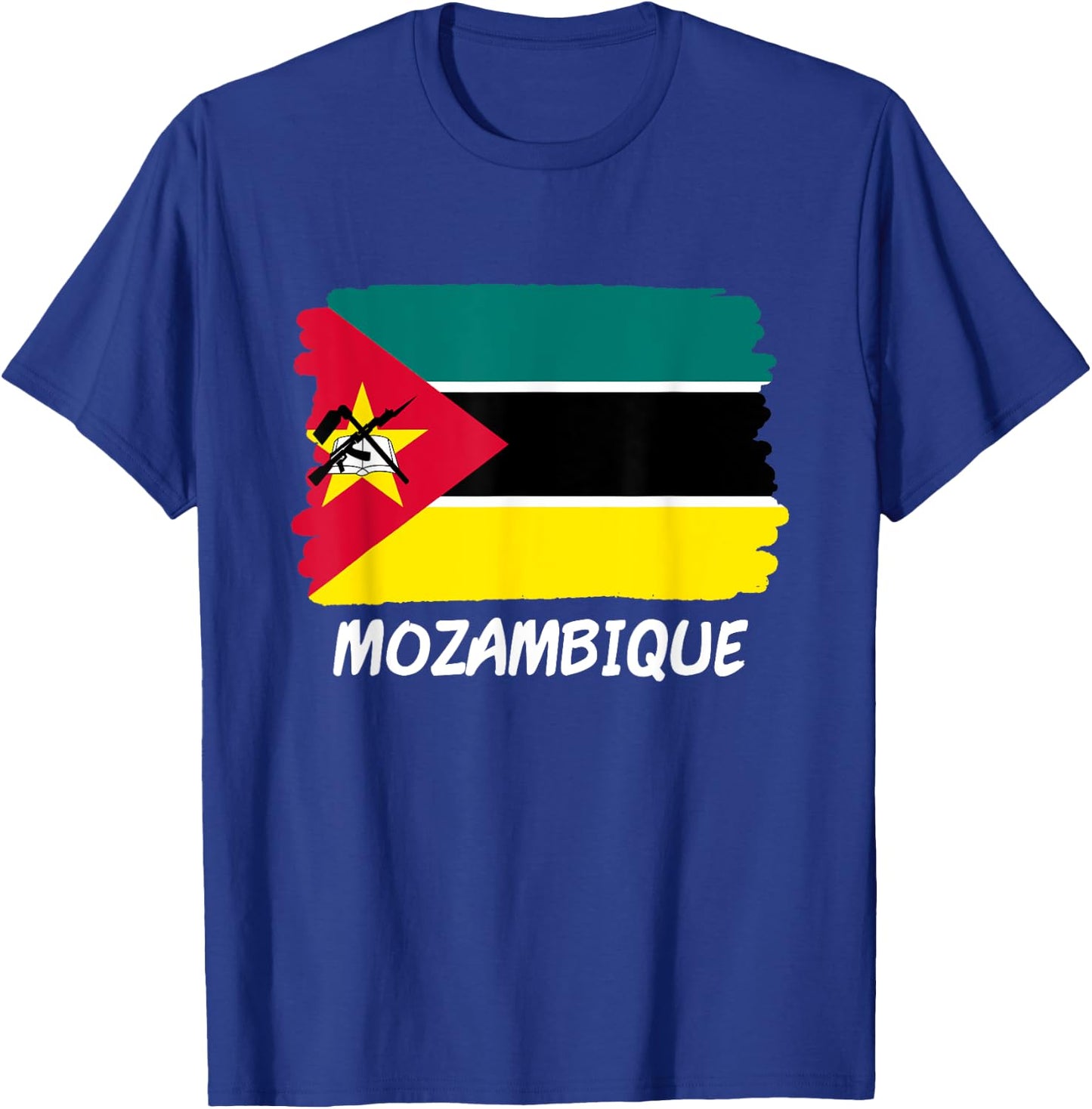 Mozambique Flag T-Shirt - T-Shirt | Royal