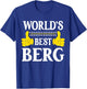 Berg Surname Funny Team Family Last Name World's Best Berg T-Shirt - T-Shirt | Royal