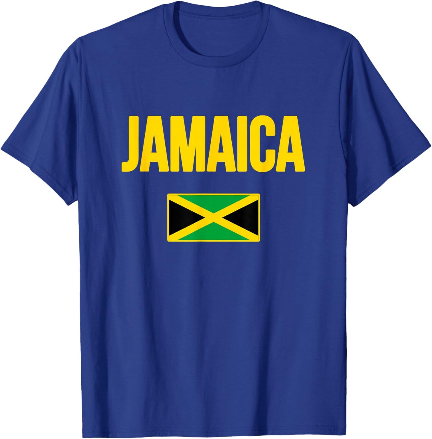 Jamaican Flag Jamaica Souvenir Love Travel Vacation T-Shirt - T-Shirt | Royal