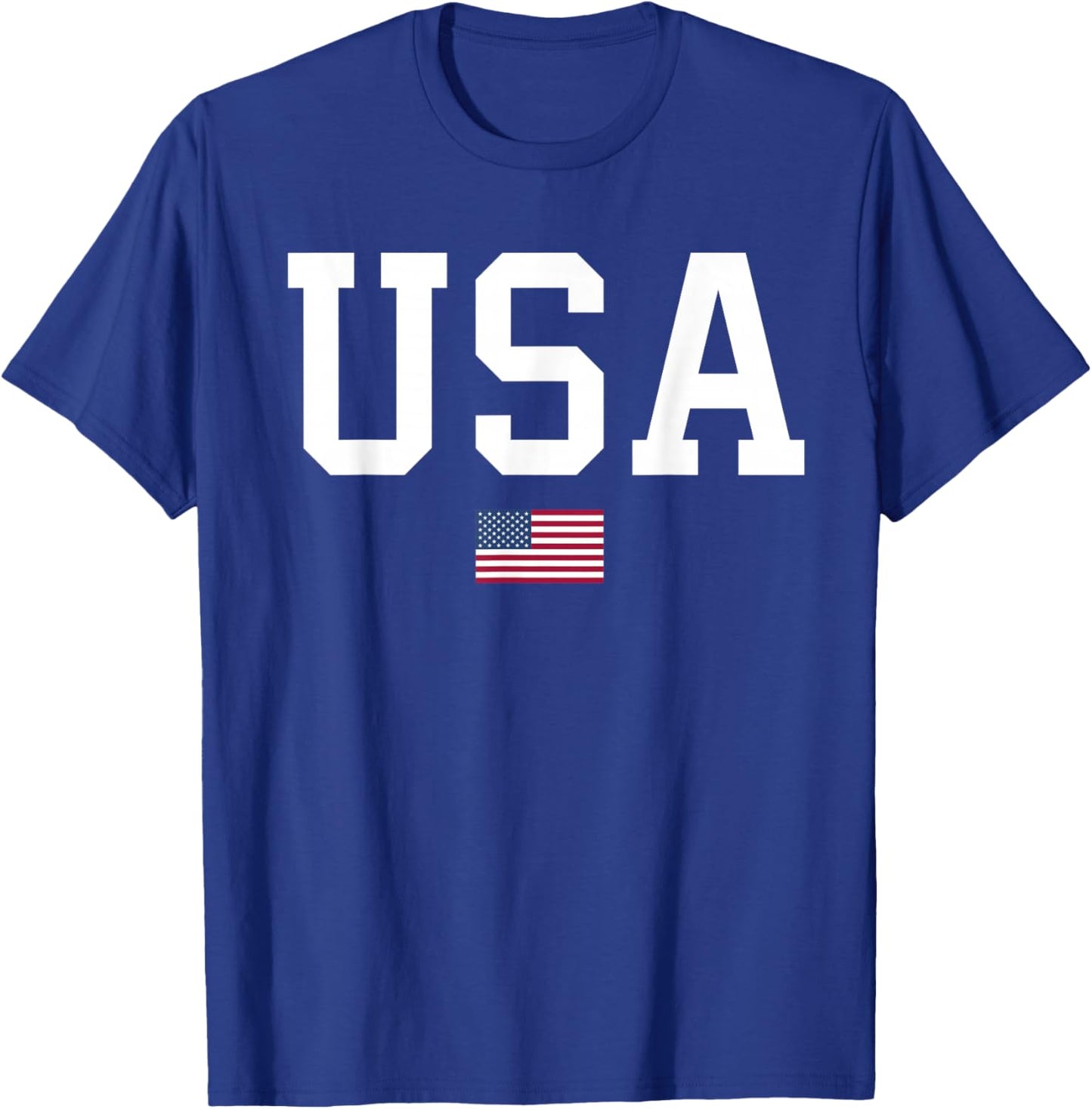 USA American Flag T-Shirt - T-Shirt | Royal