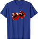 Casino Red Rolling Dice T-Shirt - T-Shirt | Royal