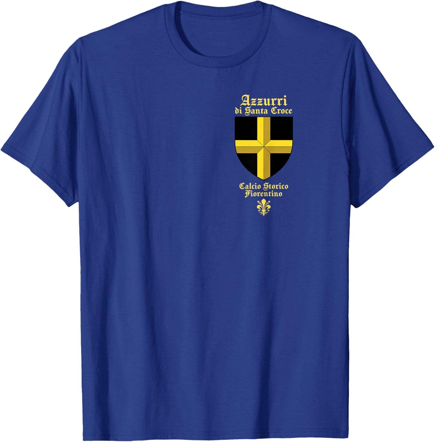 Florentine football fútbol Calcio storico fiorentino Azzurri T-Shirt - T-Shirt | Royal