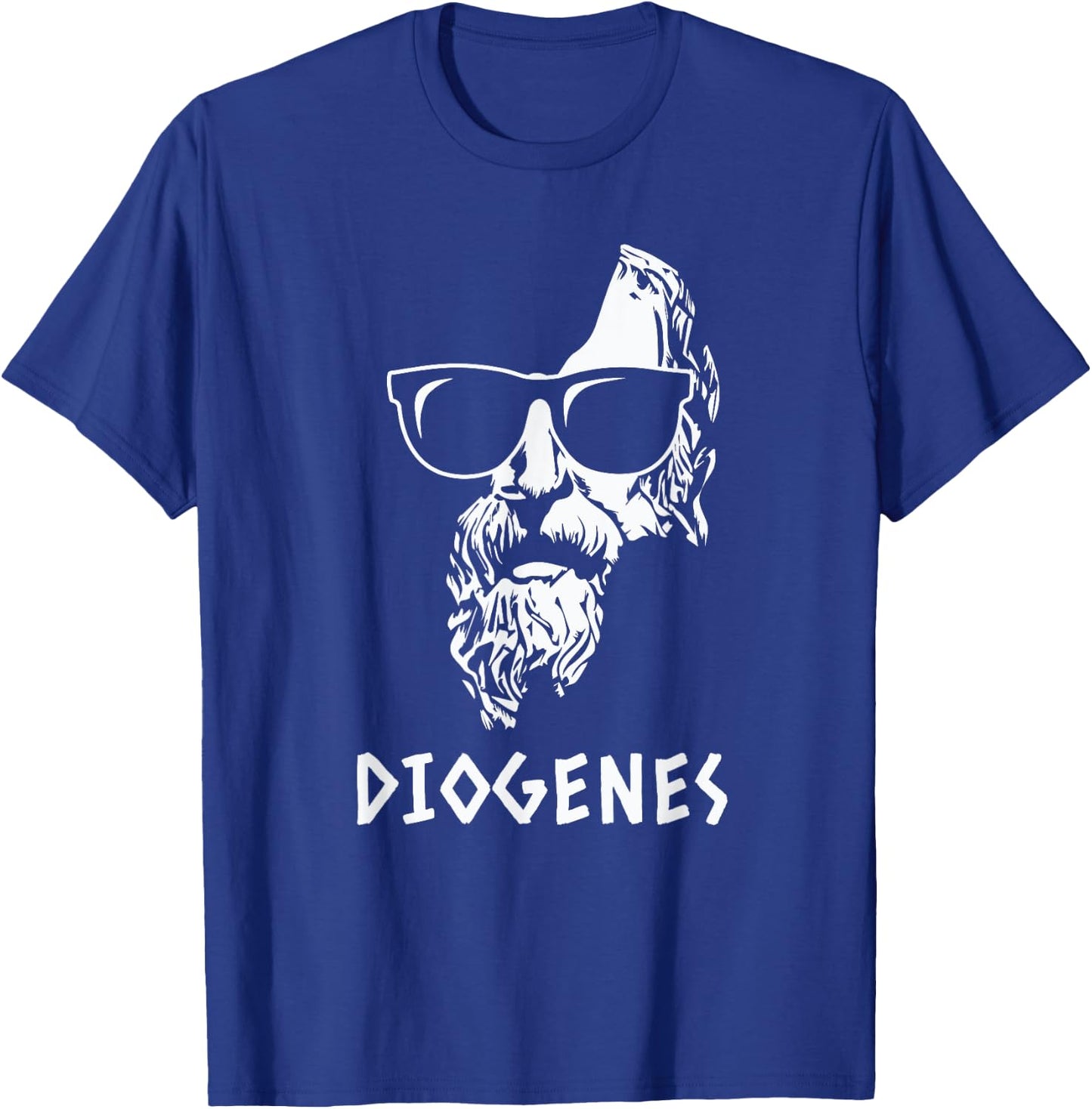 Diogenes Stoic Philosopher Ancient Greek Wisdom Quote T-Shirt - T-Shirt | Royal