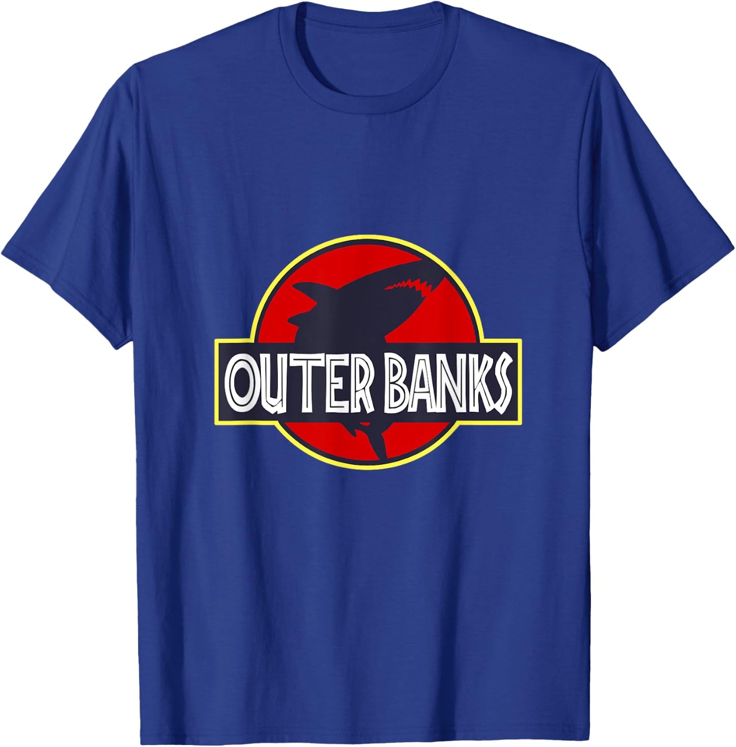 OBX Shark Shirt: Outer Banks of North Carolina T-Shirt - T-Shirt | Royal