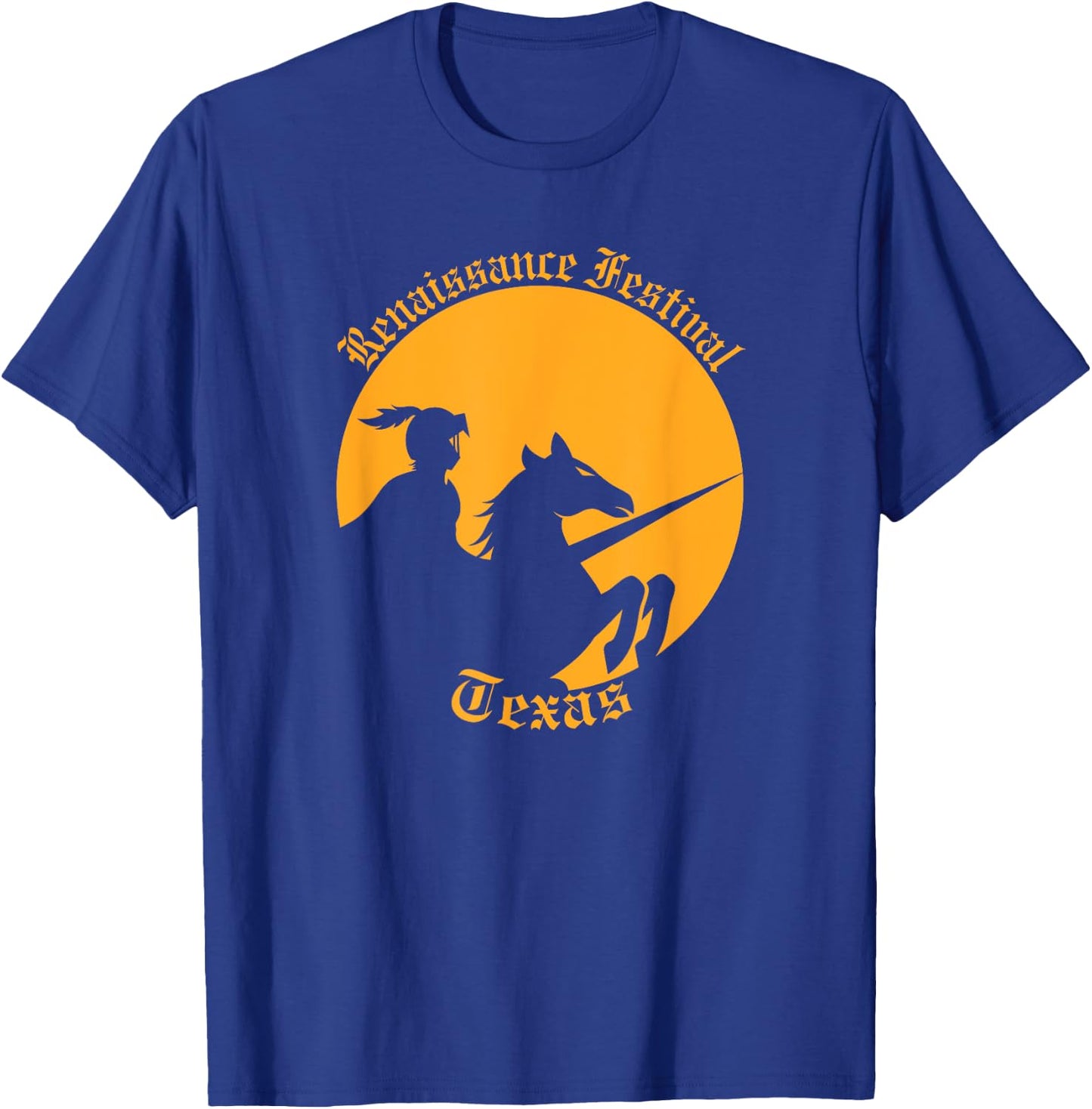 Renaissance Festival Texas Knight & Horse T-Shirt - T-Shirt | Royal