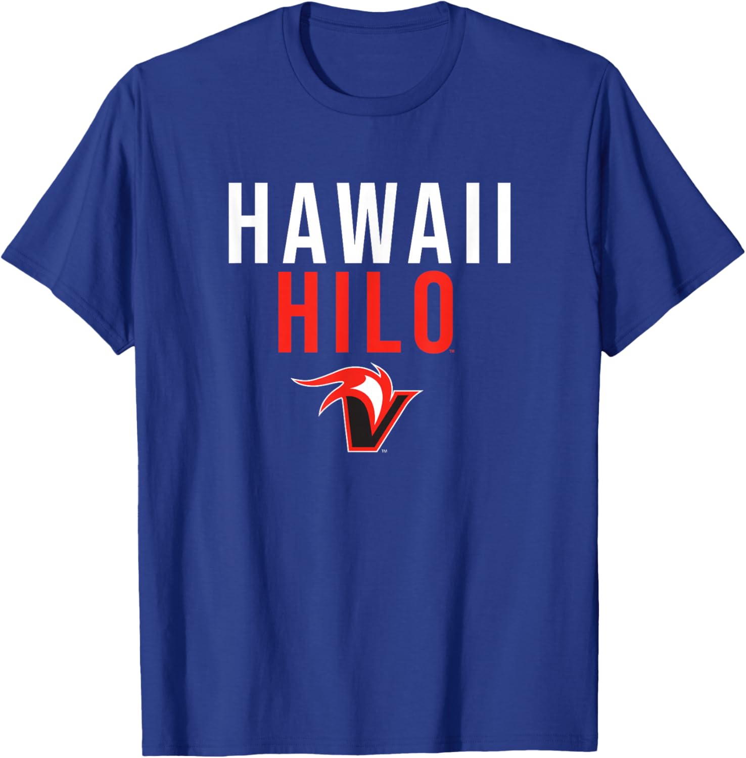 University of Hawaii at Hilo Vulcans Stacked T-Shirt - T-Shirt | Royal