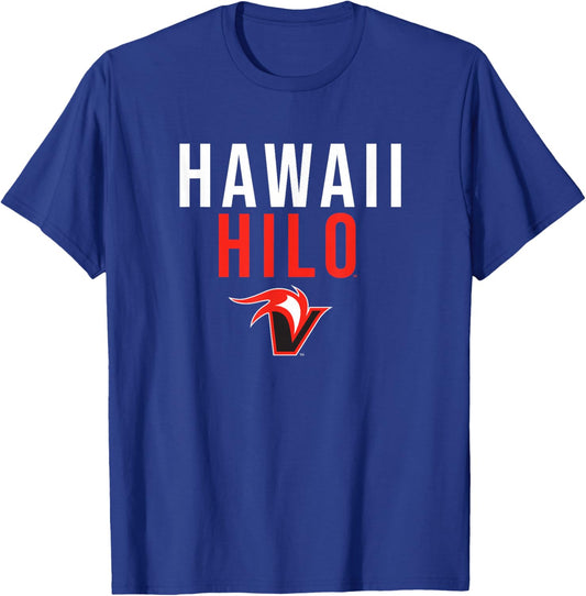 University of Hawaii at Hilo Vulcans Stacked T-Shirt - T-Shirt | Royal