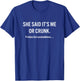 Funny Crunk Music Lover T-Shirt - T-Shirt | Royal