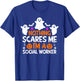 Nothing Scares Me I'm A Social Worker Funny Halloween T-Shirt - T-Shirt | Royal