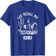 Las Vegas Nevada USA Cowboy Horse Distressed Style Design T-Shirt - T-Shirt | Royal