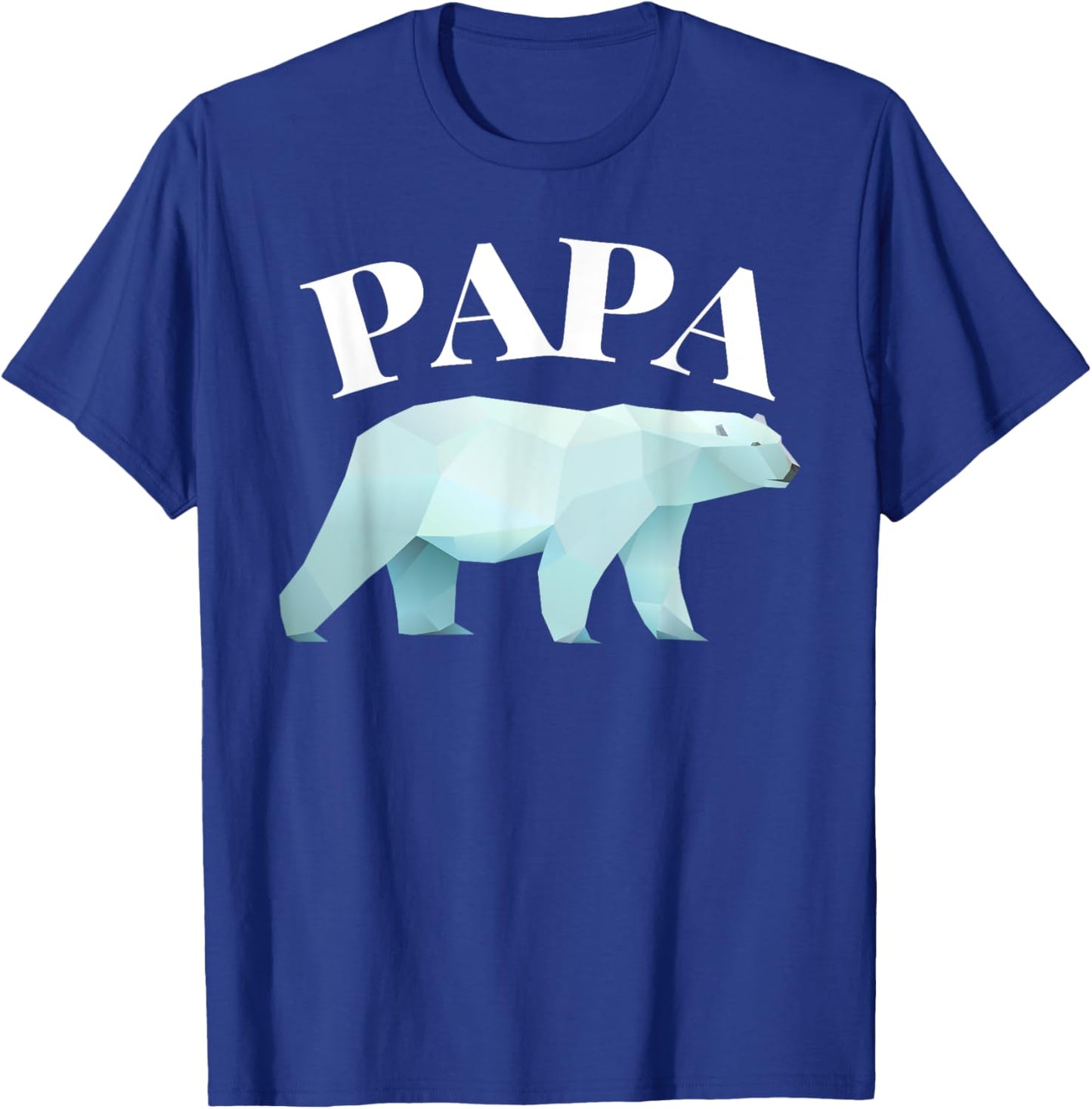 Brilliant Fathers Day: Papa Polar Bear T Shirt T-Shirt - T-Shirt | Royal