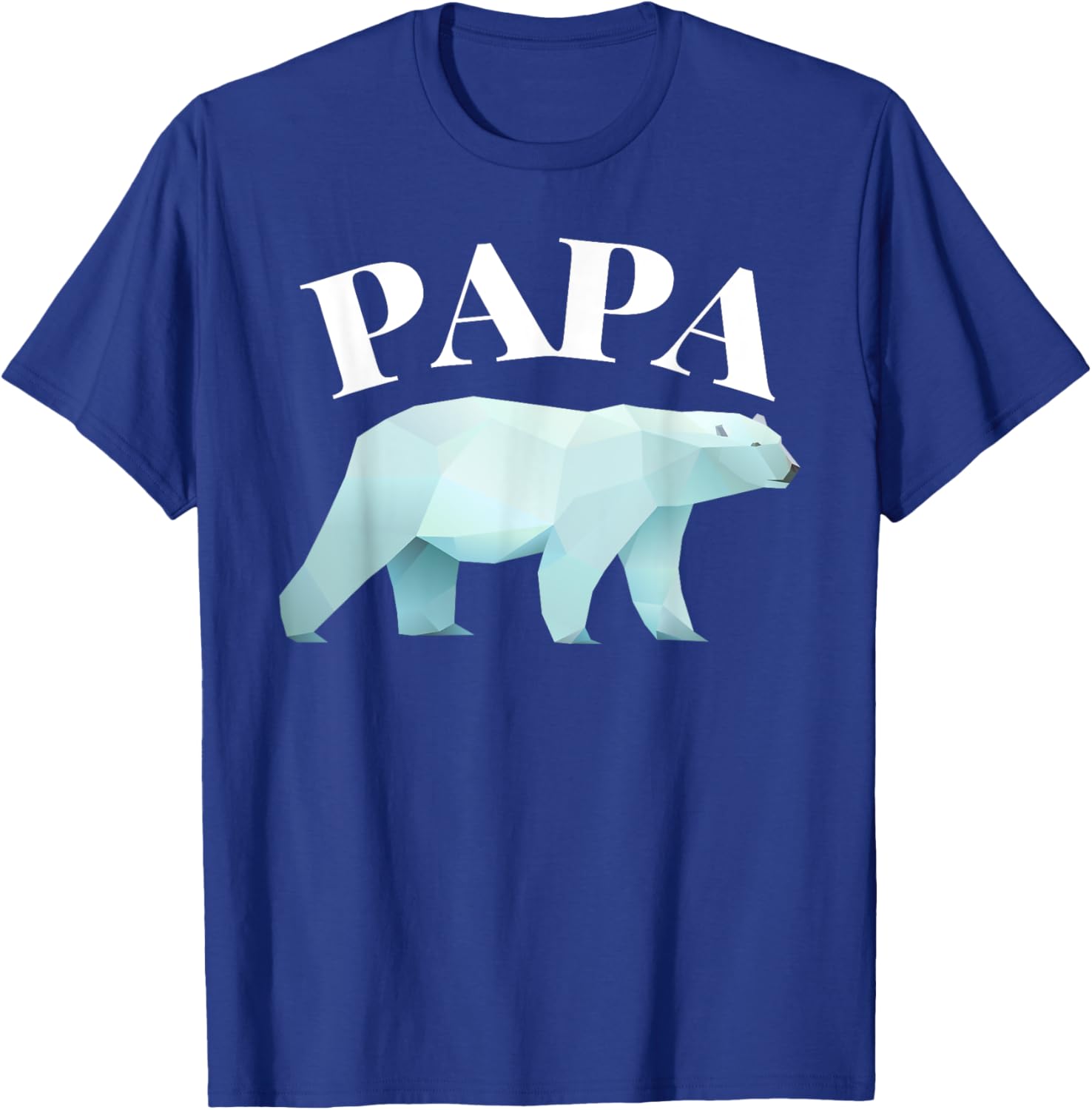 Brilliant Fathers Day: Papa Polar Bear T Shirt T-Shirt - T-Shirt | Royal