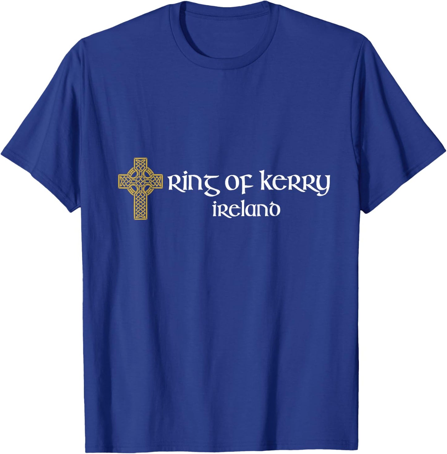 Ring of Kerry Celtic Cross Ireland Gaelic & Hurling T-Shirt - T-Shirt | Royal