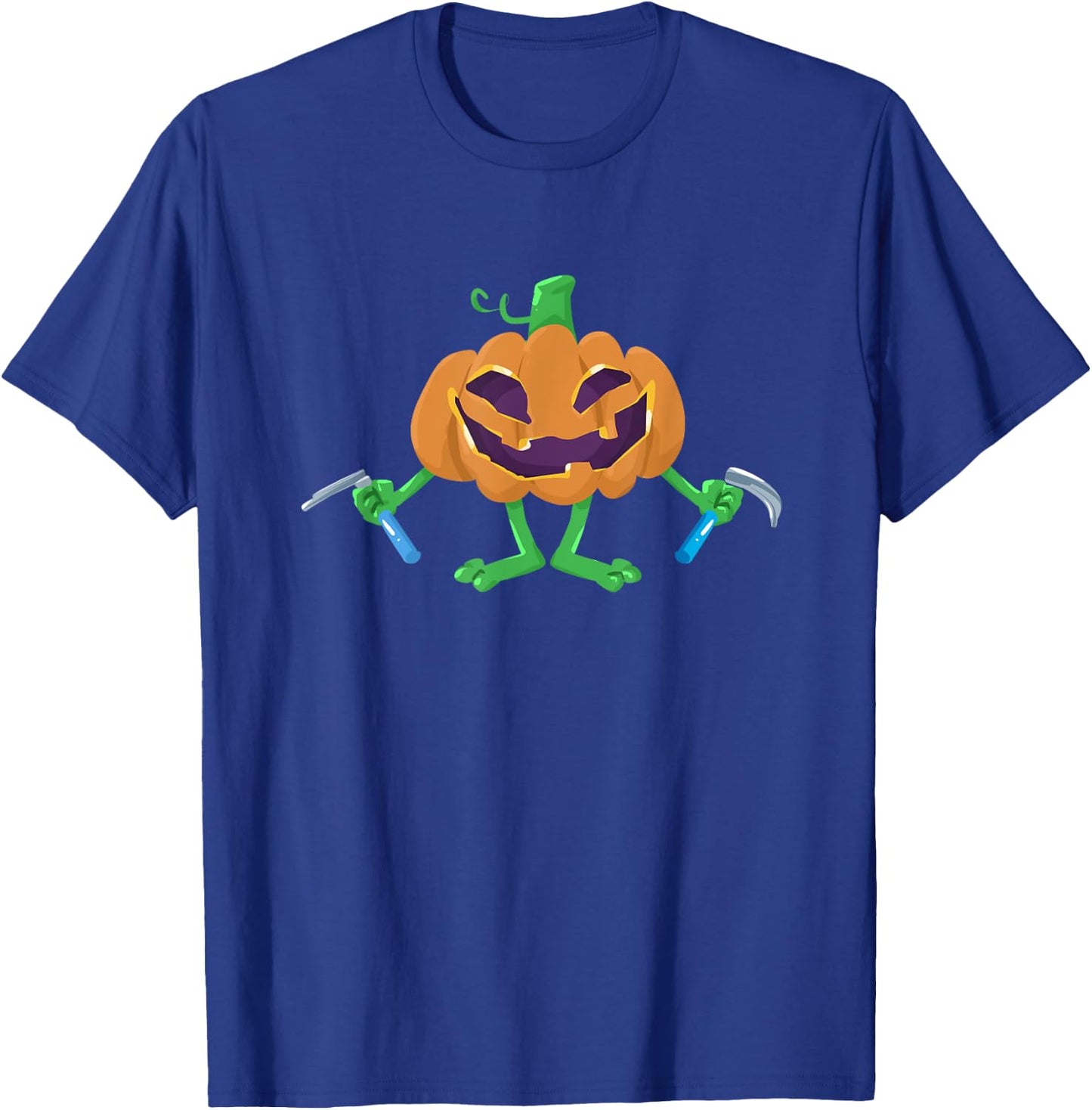 Cool Spooky anesthesia Halloween pumpkin with laryngoscope T-Shirt - T-Shirt | Royal