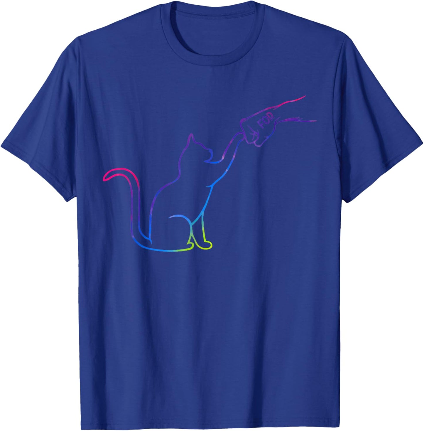 Cute Pet I Love My Cat Best Friend Fist Bump Cat Lovers Men Women Kids T-Shirt - T-Shirt | Royal