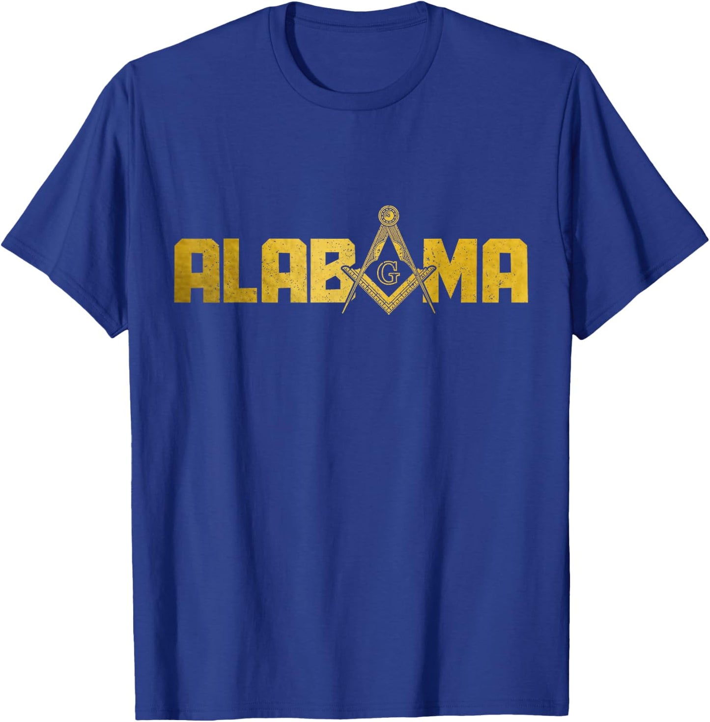 Alabama Masonic Square & Compass T-Shirt - T-Shirt | Royal
