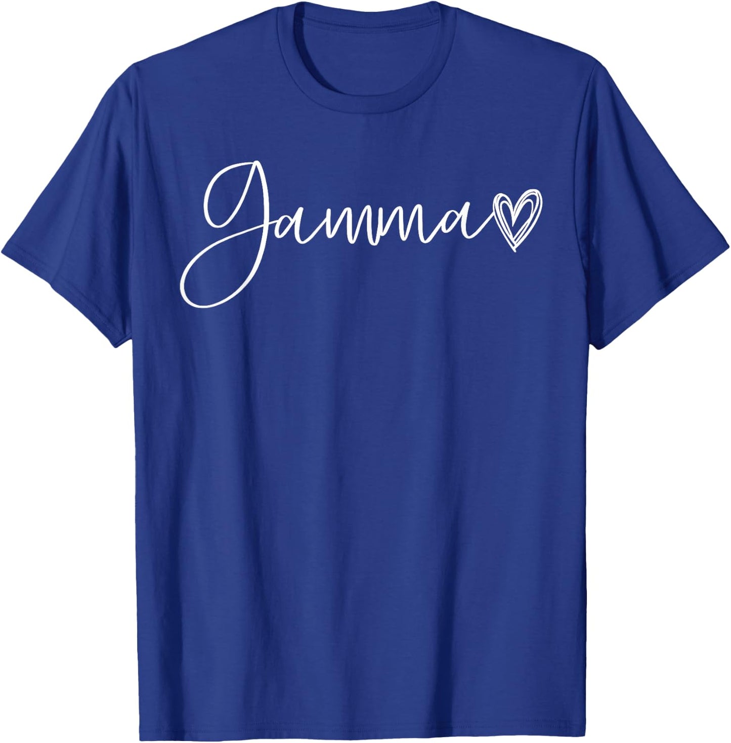 Gamma Gifts Grandma Heart Mother's Day Gamma T-Shirt - T-Shirt | Royal