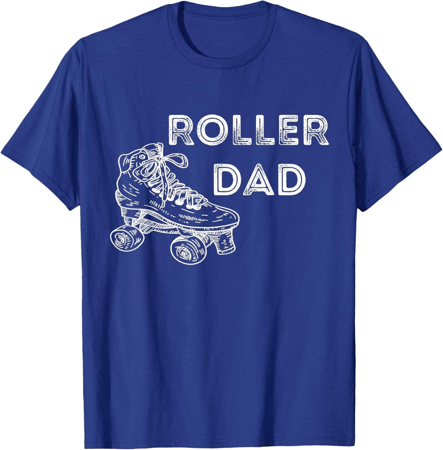 Roller Papa Roller Skates Father Roller Skates Driving Roller Skating T-Shirt - T-Shirt | Royal