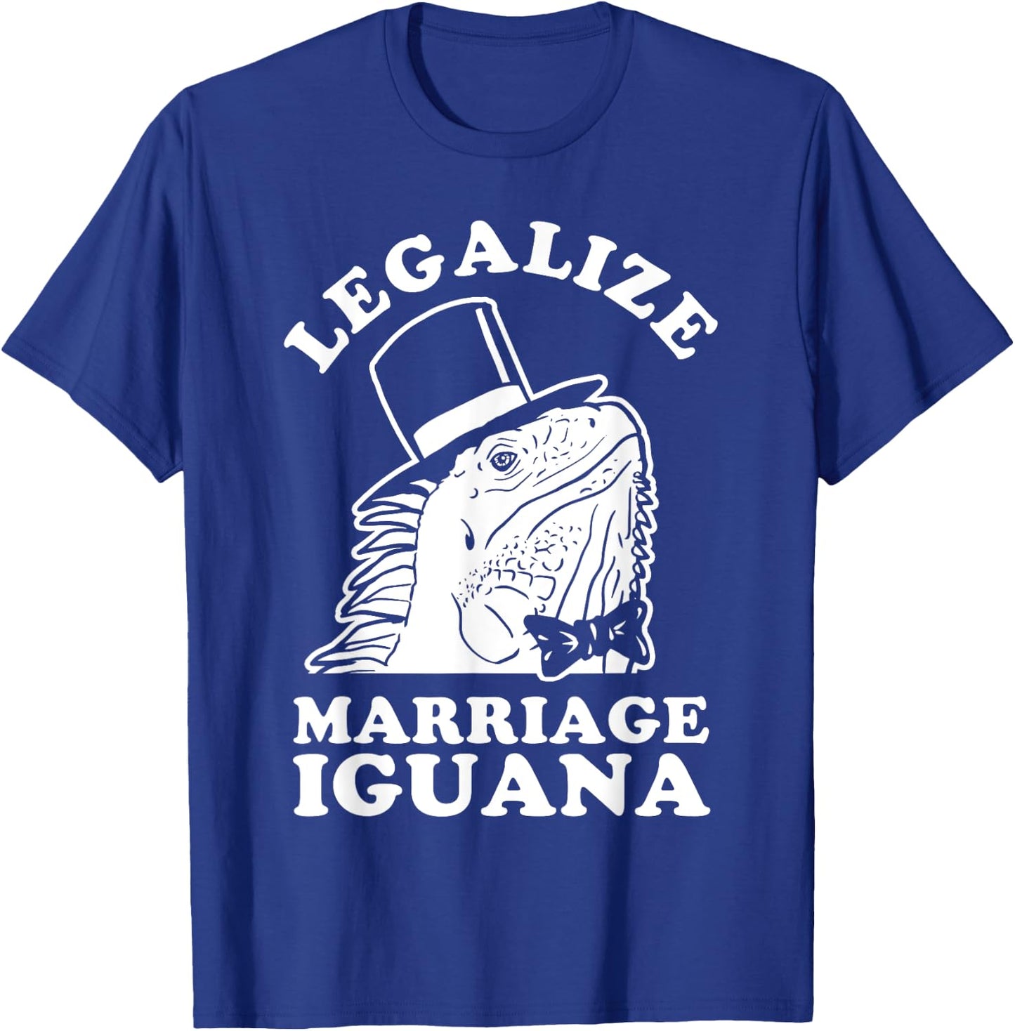 Legalize Marriage Iguana T-Shirt - T-Shirt | Royal